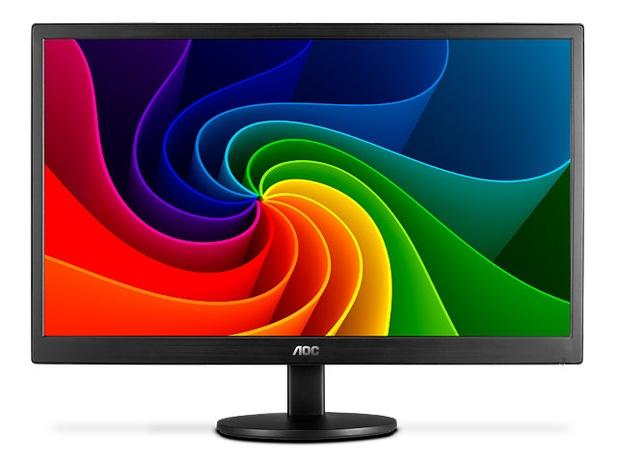 Monitor AOC LED 18.5” Widescreen Menor preço em Monitor AOC LED 18.5” Widescreen