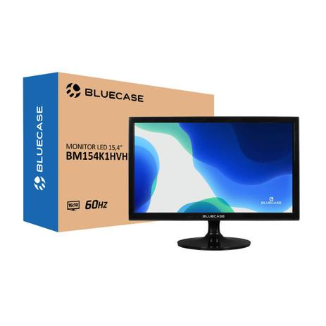 Monitor bluecase 15.4 led bm154k2hvwbx vga/hdmi Menor preço em Monitor bluecase 15.4 led bm154k2hvwbx vga/hdmi