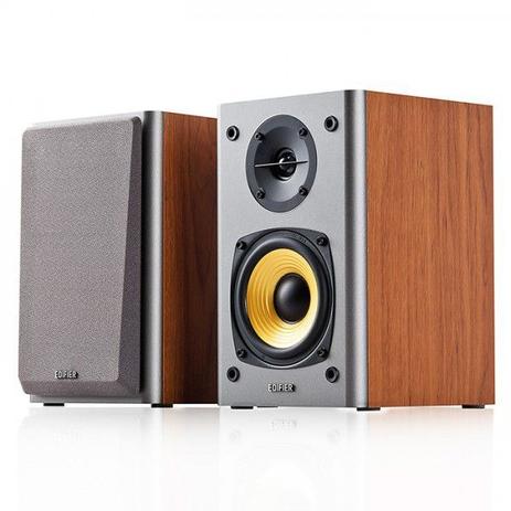 Monitor De Audio Edifier R1000 24w rms Home Studio Madeira Menor preço em Monitor De Audio Edifier R1000 24w rms Home Studio Madeira