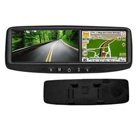 Monitor Espelho Retrovisor 4.3pol E Câmera Re E Gps Orbe Menor preço em Monitor Espelho Retrovisor 4.3pol E Câmera Re E Gps Orbe