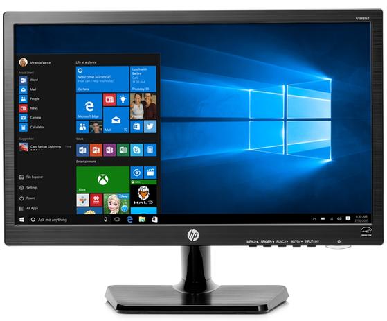 Monitor HP 18,5” LED V198bz G2 Menor preço em Monitor HP 18,5” LED V198bz G2