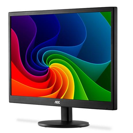 Monitor LCD LED 18,5” Widescreen Serie 70 AOC - e970swnl Menor preço em Monitor LCD LED 18,5” Widescreen Serie 70 AOC - e970swnl