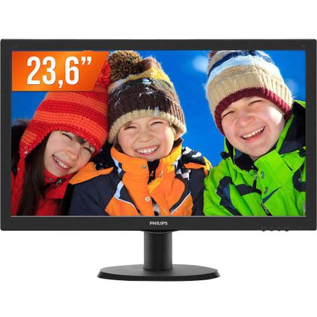 Monitor LED 23,6" Full HD 1 HDMI 243V5QHAB Philips