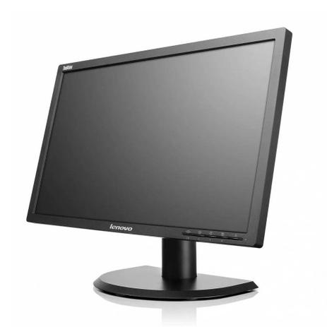 Monitor LED TFT 19.5Widescreen Lenovo E2002B, VGA, DVI, Preto Menor preço em Monitor LED TFT 19.5Widescreen Lenovo E2002B, VGA, DVI, Preto