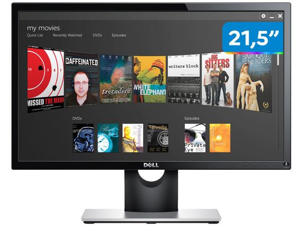 Monitor para PC Full HD Dell LCD Widescreen 21,5” - SE2216H Menor preço em Monitor para PC Full HD Dell LCD Widescreen 21,5” - SE2216H