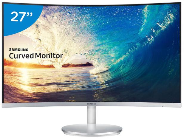 Monitor para PC Full HD Samsung LED Curvo - Widescreen 27” C27F591FDL Menor preço em Monitor para PC Full HD Samsung LED Curvo - Widescreen 27” C27F591FDL