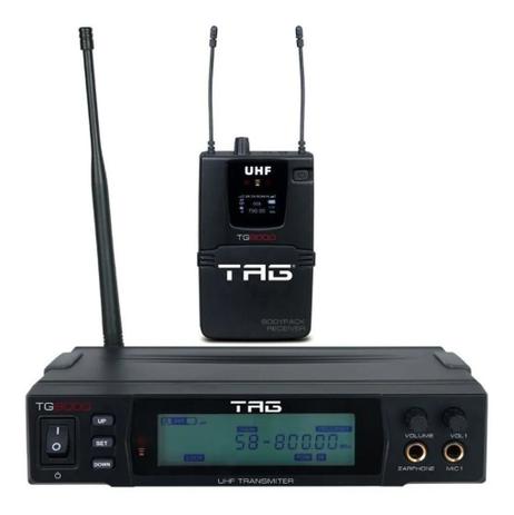 Monitor Sem Fio Tagima Tg-9000 UHF C/Receptor Menor preço em Monitor Sem Fio Tagima Tg-9000 UHF C/Receptor
