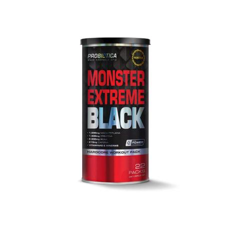 Monster extreme black 22 packs - Probiótica Menor preço em Monster extreme black 22 packs - Probiótica