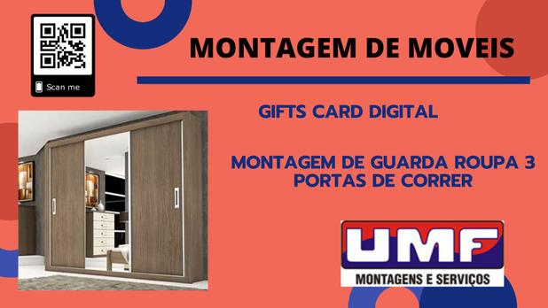 Montagem De Moveis Montagem De Guarda Roupa Ate 3 Portas De Correr Cdc Qualidade Servicos De Moveis Magazine Luiza