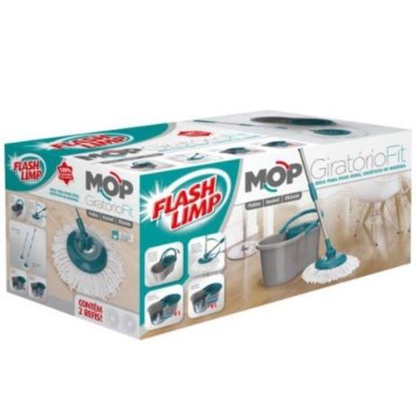 Mop Balde Spin Mop 360 Com Esfregão Fit Completo E Refil - Flash Limp - Morgadosp é boa?