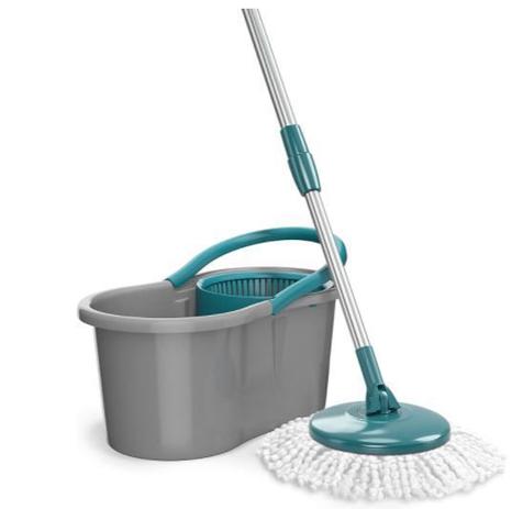 Mop FIT Giratório com balde de 8L - Flash Limp Menor preço em Mop FIT Giratório com balde de 8L - Flash Limp