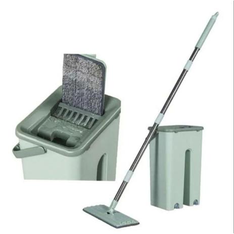Mop Flat Esfregão Com Balde Vertical Lava E Seca Multiuso - 123ULTIL é boa?