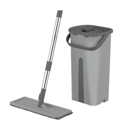 Mop Flat Rapid Clean Limpador Multiuso Completo Lava e Seca - Celeste Menor preço em Mop Flat Rapid Clean Limpador Multiuso Completo Lava e Seca - Celeste