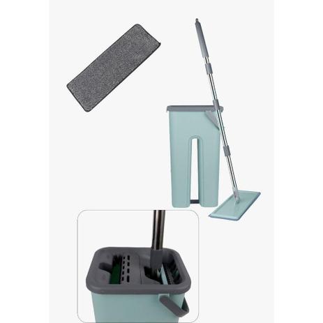 Mop Flat Tira Pó Esfregão Com Balde Lava/seca +1 Refilgratis - 123Ultil é boa?