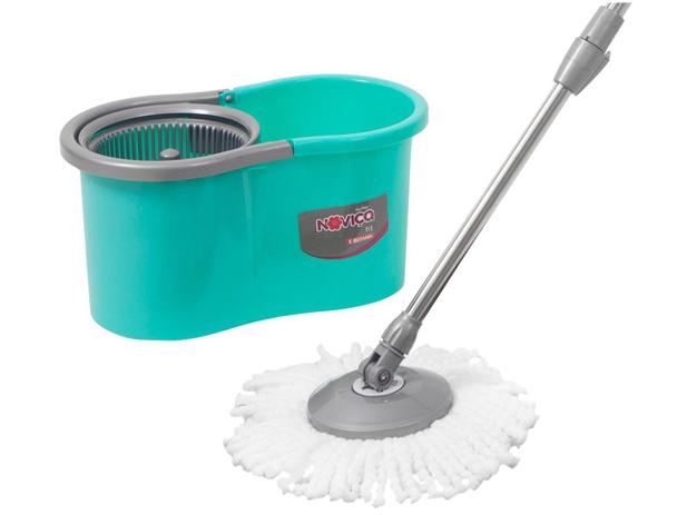 Mop Giratório Bettanin Noviça Fit - com Balde Microfibra Menor preço em Mop Giratório Bettanin Noviça Fit - com Balde Microfibra