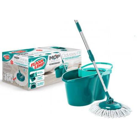 Mop Giratório Odyssey Balde 12 Litros - Flashlimp - Euro Home Menor preço em Mop Giratório Odyssey Balde 12 Litros - Flashlimp - Euro Home