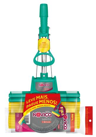 Mop Sekito Zig Zag 1442144R com Refil Grátis Betanin - Bettanin Menor preço em Mop Sekito Zig Zag 1442144R com Refil Grátis Betanin - Bettanin
