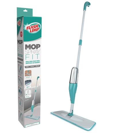Mop Spray Fit Esfregão 1.28m Reservatorio 365ml Flashlimp - Nm Menor preço em Mop Spray Fit Esfregão 1.28m Reservatorio 365ml Flashlimp - Nm