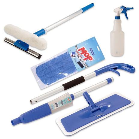Mop Spray Vassoura C/ Reservátorio, Borrifador, Rodo Limpa Vidros - Vendasshop utensilios de limpeza é boa?