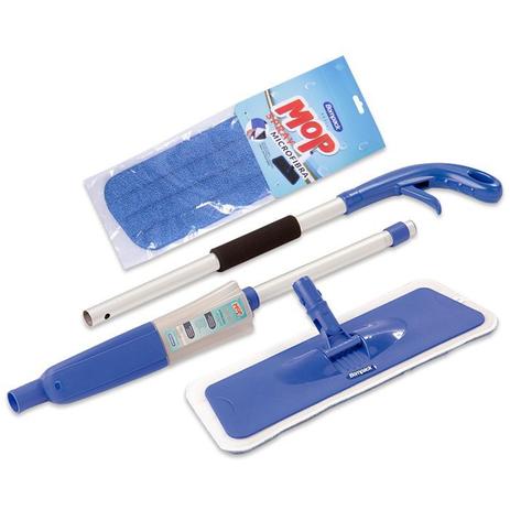Mop Spray Vassoura C/ Reservátorio e Refil Extra Bompack - Vendasshop utensilios de limpeza Menor preço em Mop Spray Vassoura C/ Reservátorio e Refil Extra Bompack - Vendasshop utensilios de limpeza