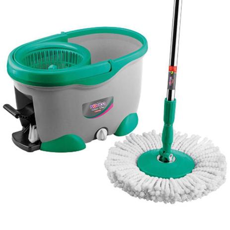 Mop Twister Turbo Bettanin Noviça Balde Com Pedal 17 Litros Menor preço em Mop Twister Turbo Bettanin Noviça Balde Com Pedal 17 Litros