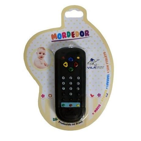 Mordedor controle preto - Vila toy Menor preço em Mordedor controle preto - Vila toy