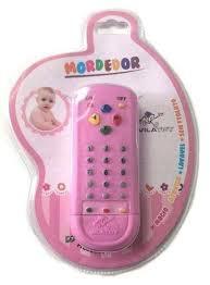 Mordedor controle rosa - Vila toy Menor preço em Mordedor controle rosa - Vila toy
