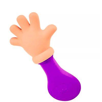 Mordedor E Chocalho Mãozinha Roxo No Blister - Toyster Menor preço em Mordedor E Chocalho Mãozinha Roxo No Blister - Toyster