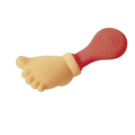 Mordedor e Chocalho Pezinho Vermelho - Toyster Menor preço em Mordedor e Chocalho Pezinho Vermelho - Toyster