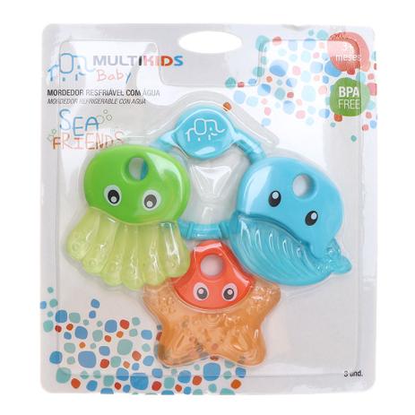 Mordedor Multikids Baby Sea Friends Menino Menor preço em Mordedor Multikids Baby Sea Friends Menino