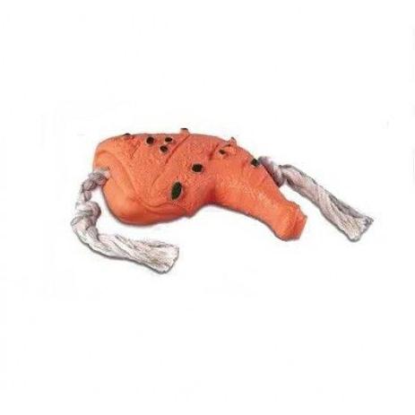 Mordedor Pet Brinquedo Borracha Coxa Frango 20 Cm - J. Pet Menor preço em Mordedor Pet Brinquedo Borracha Coxa Frango 20 Cm - J. Pet