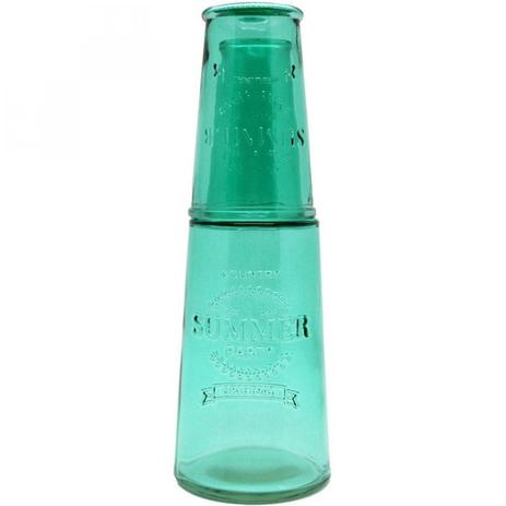 Moringa de Vidro Summer Colors 800ml Urban Verde Menor preço em Moringa de Vidro Summer Colors 800ml Urban Verde