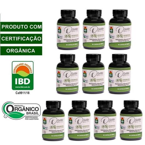 Moringa Oleifera CapsulaS (KIT COM 10 POTES) - 100 Natural - Orgânica - Dacov - Dacov cosméticos Menor preço em Moringa Oleifera CapsulaS (KIT COM 10 POTES) - 100 Natural - Orgânica - Dacov - Dacov cosméticos