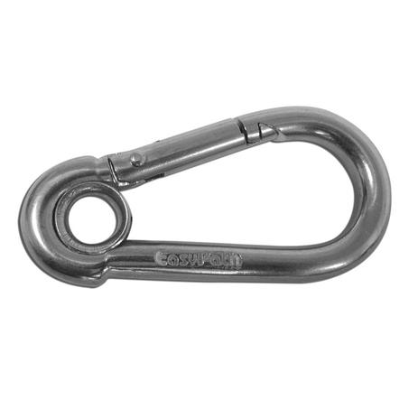 Mosquetão com olhal aço inox 6mm - Easypath Menor preço em Mosquetão com olhal aço inox 6mm - Easypath