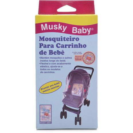 Mosquiteiro carrinho musky baby Menor preço em Mosquiteiro carrinho musky baby