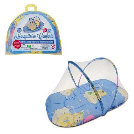 Mosquiteiro Infantil Portátil Bebe Cama Berço ( 75x45x40cm ) Azul - Arthouse Menor preço em Mosquiteiro Infantil Portátil Bebe Cama Berço ( 75x45x40cm ) Azul - Arthouse