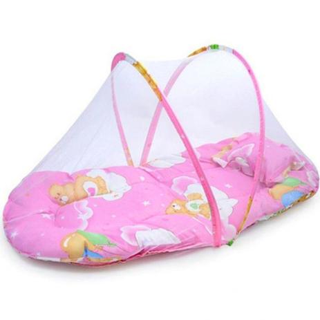 Mosquiteiro Infantil Portátil Bebe Cama Berço ( 75x45x40cm ) Rosa - Art house Menor preço em Mosquiteiro Infantil Portátil Bebe Cama Berço ( 75x45x40cm ) Rosa - Art house