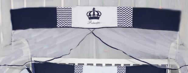 Mosquiteiro azul marinho Clearance