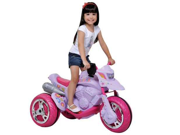 Moto Elétrica Infantil Sport Gatinha 2 Marchas - Bandeirante