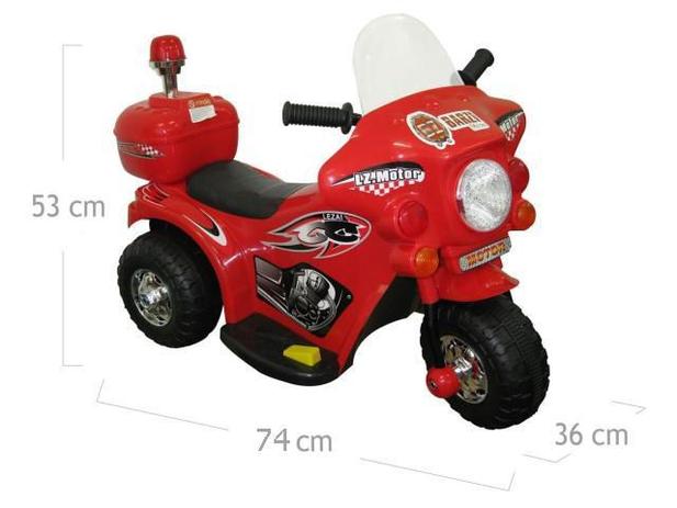 Moto Elétrica Infantil Para Criança De 2 A 4 Anos Rosa Barzi