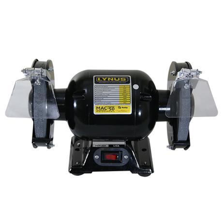 Moto Esmeril Lynus 2 Rebolos MAC-50 Rolamento Blindado 360w Menor preço em Moto Esmeril Lynus 2 Rebolos MAC-50 Rolamento Blindado 360w