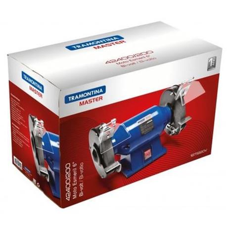Moto Esmeril Tramontina Rebolo de 6" 368W Profissional Menor preço em Moto Esmeril Tramontina Rebolo de 6" 368W Profissional