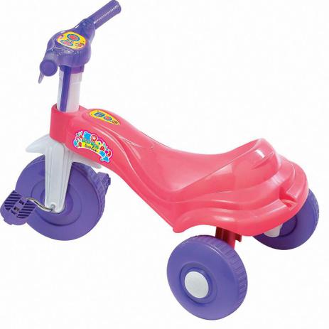 Motoca infantil tricicolo tico tico bala rosa - magic toys unica é boa?