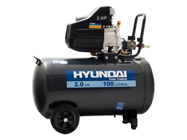 Motocompressor de Ar Hyundai 100L 2HP - HYAC100D-2 2850rpm