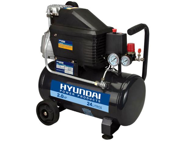 Motocompressor de Ar Hyundai 24L 2HP - HYAC24D-1 2850rpm