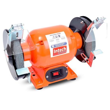 Motoesmeril de bancada 1/2 hp para rebolo de 6” - GR360 - Intech Machine Menor preço em Motoesmeril de bancada 1/2 hp para rebolo de 6” - GR360 - Intech Machine