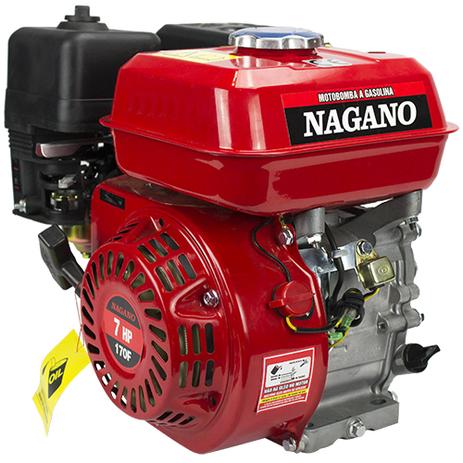Motor a Gasolina 7 HP Partida Manual - NMG70 - Nagano Menor preço em Motor a Gasolina 7 HP Partida Manual - NMG70 - Nagano