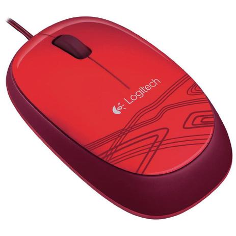 Mouse Com Fio Logitech M105 Vermelho 910-002959 Menor preço em Mouse Com Fio Logitech M105 Vermelho 910-002959