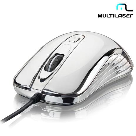 Mouse Com Fio USG Gamer Chrome Warrior MO228 - Multilaser Menor preço em Mouse Com Fio USG Gamer Chrome Warrior MO228 - Multilaser