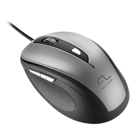 Mouse Comfort USB 6 Botões Cinza E Preto MO242 Multilaser é boa?